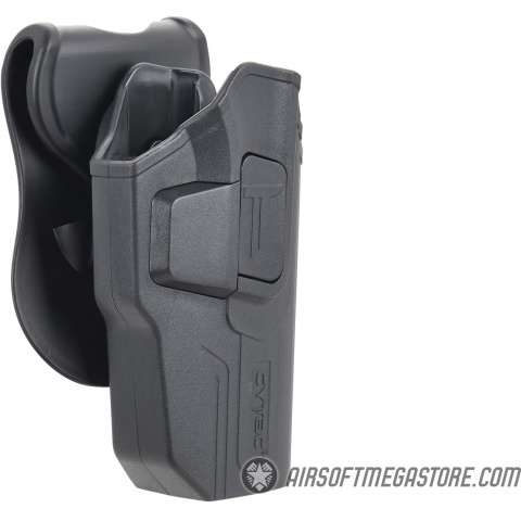 Cytac Adjustable Hard Shell Holster for Sig Sauer [ P226 ] with Rail - BLACK