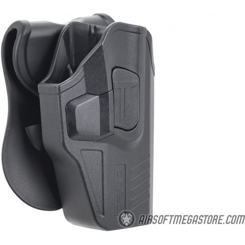 Cytac Concealable Hard Shell Holster for Glock [G19, G23, G21] - BLACK