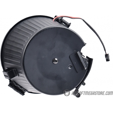 JGM 2000rd MG42 Airsoft AEG Machine Gun Magazine - BLACK