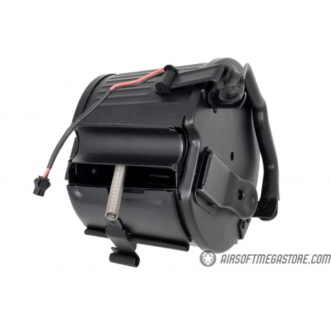 JGM 2000rd MG42 Airsoft AEG Machine Gun Magazine - BLACK