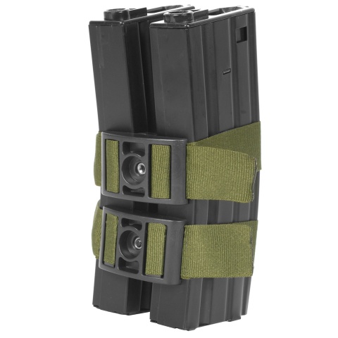 BattleAxe Airsoft Double Magazine Connector Clamp w/ Adjustable Straps
