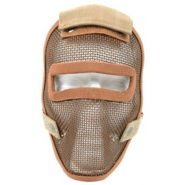 Black Bear REAPER 1000D Steel Mesh Face Airsoft Mask - COYOTE BROWN