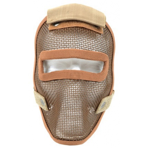 Black Bear REAPER 1000D Steel Mesh Face Airsoft Mask - COYOTE BROWN