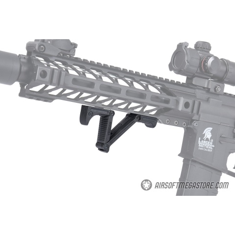 Amoeba Adjustable Angled M-LOK Foregrip Handstop - BLACK