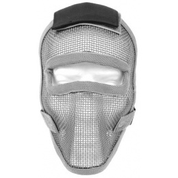 Black Bear REAPER 1000D Steel Mesh Full Face Airsoft Mask - GRAY