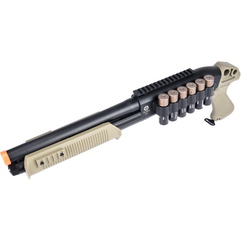 Umarex Tactical Force Tri-Shot Pump Action Airsoft Shotgun (Color: Tan)