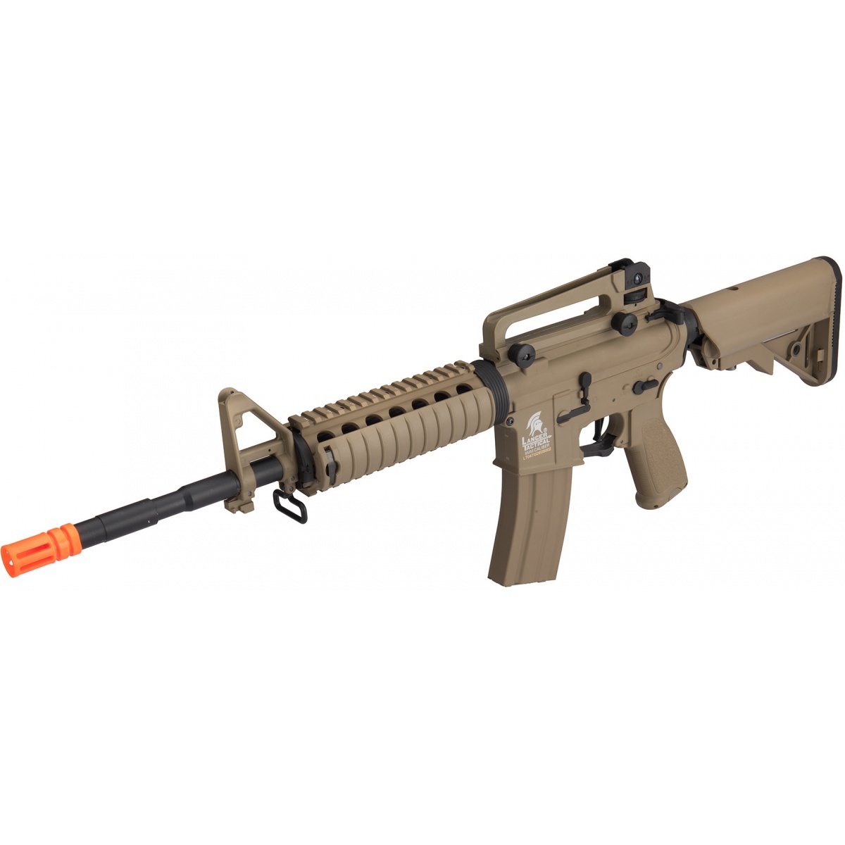 Lancer Tactical LT04 Hybrid Gen 2 M4 RIS Airsoft AEG [HIGH FPS] TAN