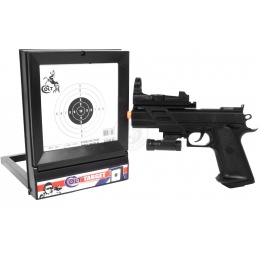 Cybergun Licensed Airsoft Colt MKIV Spring Airsoft Pistol w/ Target