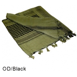 Condor Outdoor Tactical Shemagh Face/ Head Wrap - OD/BLK