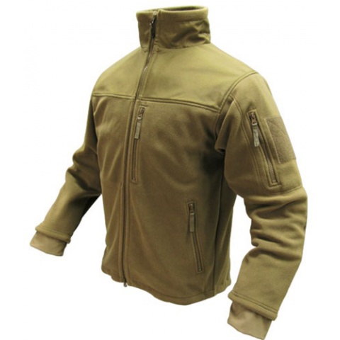 Condor Outdoor Tactical ALPHA Micro Fleece Jacket #601 - TAN