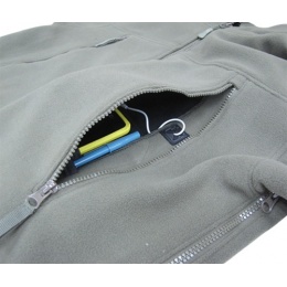 Condor Outdoor Tactical SIERRA Hooded Fleece Jacket #605 - OD