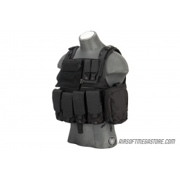Flyye Industries 1000D Cordura MOLLE Tactical Vest w/ Pouches [LARGE] (Black)