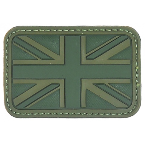 G-Force UK Flag PVC Morale Patch - OD GREEN