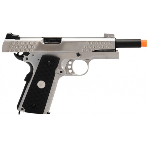 WE Tech Full Metal Knighthawk 1911 Gas Blowback Airsoft Pistol (SILVER)