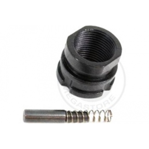 SRC Full Metal 14mm CCW Flash Hider for AK47 / SR47 AEG Rifles