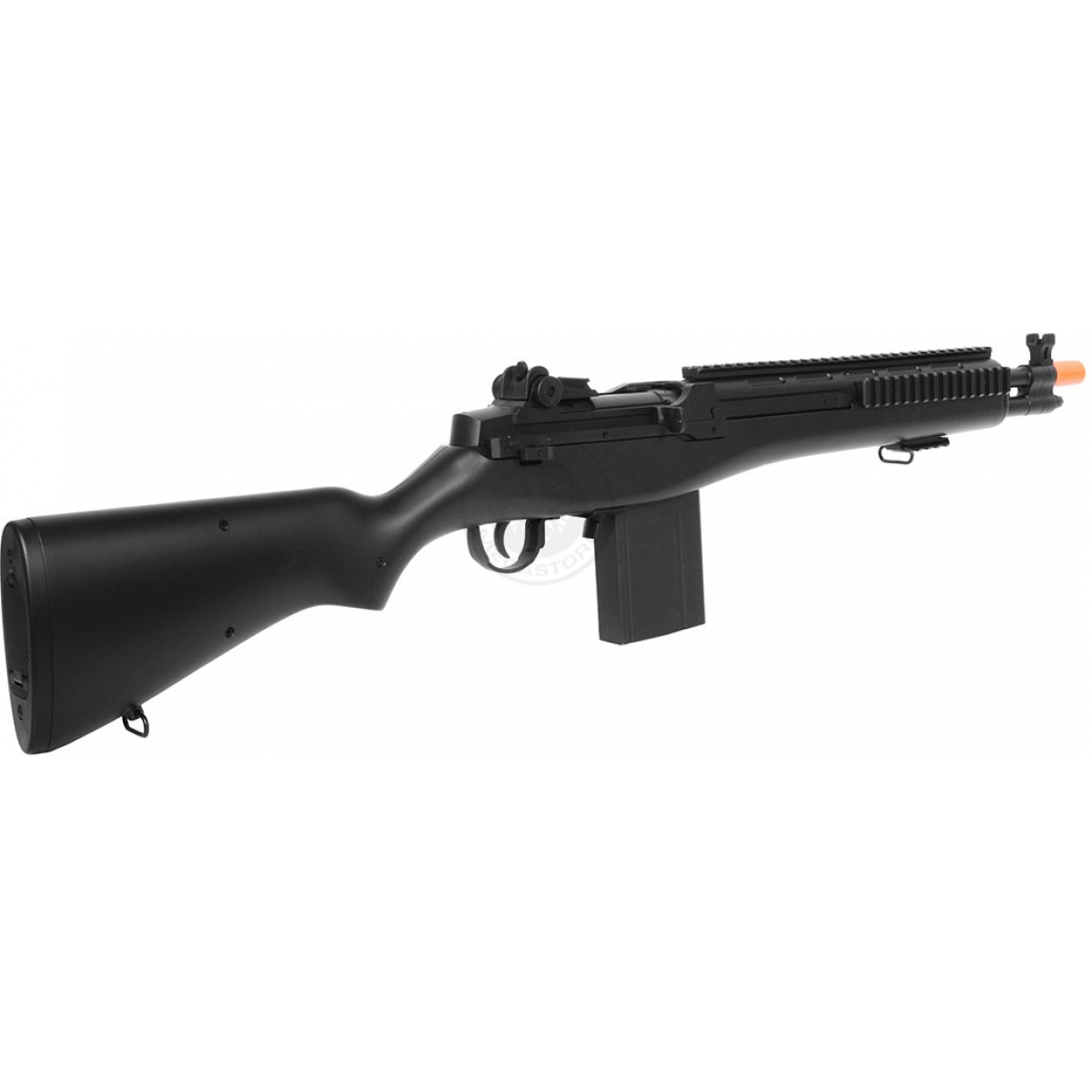 DE Airsoft M14 RIS Fully Automatic Electric AEG Rifle w/ Rail System