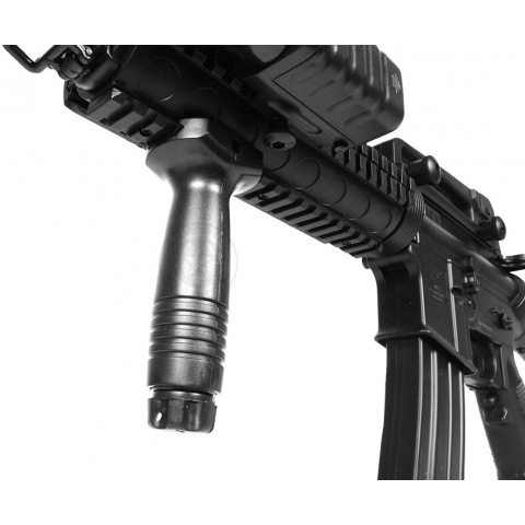 DE Airsoft M4 RIS TacSpec AEG Rifle w/ Flashlight and Red Dot Scope