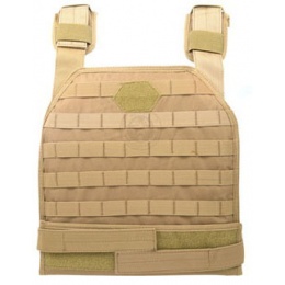 AMA Airsoft MOLLE Modular Plate Carrier - TAN
