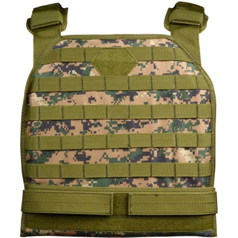 AMA Airsoft MOLLE Modular Plate Carrier - WOODLAND