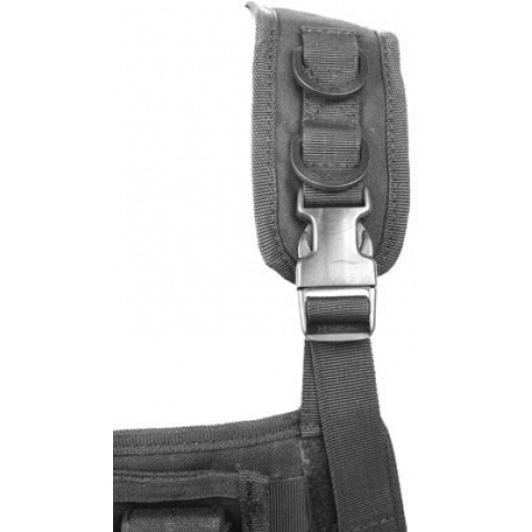 AMA Airsoft MOLLE High Speed  Plate Carrier - BLACK