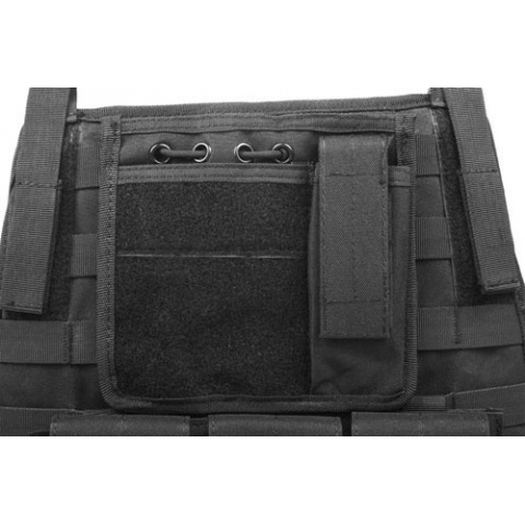 AMA Airsoft MOLLE High Speed  Plate Carrier - BLACK