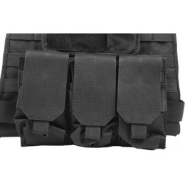 AMA Airsoft MOLLE High Speed  Plate Carrier - BLACK