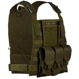 AMA Airsoft MOLLE High Speed Modular Plate Carrier - OD