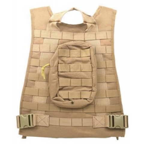 AMA Airsoft MOLLE High Speed Modular Plate Carrier - TAN