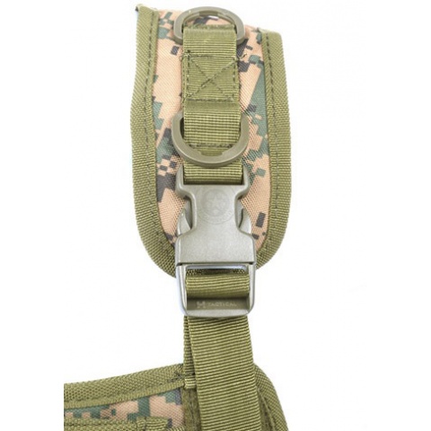 AMA Airsoft MOLLE Plate Carrier - DIGITAL WOODLAND
