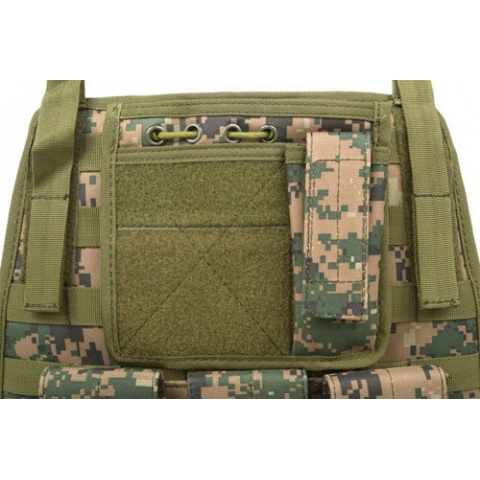 AMA Airsoft MOLLE Plate Carrier - DIGITAL WOODLAND