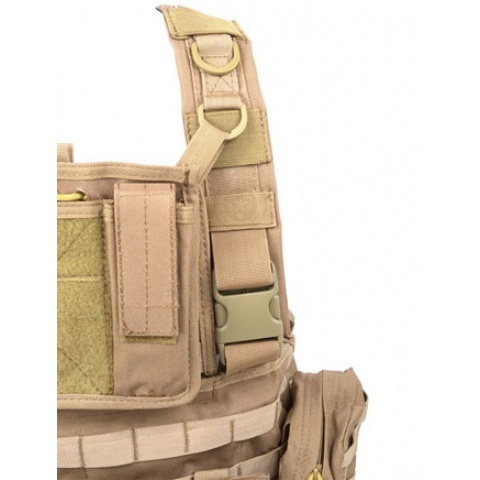 AMA 1000D MOLLE Strikeforce RRV Modular Chest Rig - TAN