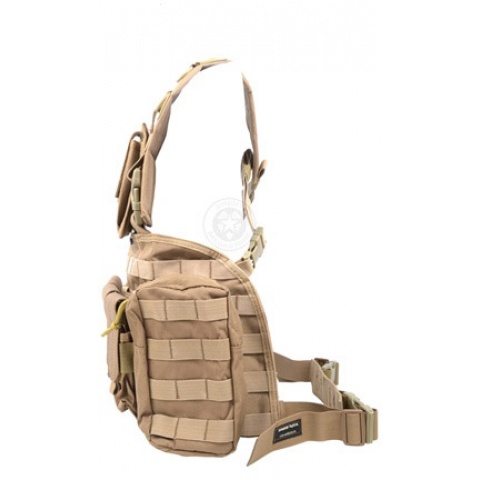 AMA 1000D MOLLE Strikeforce RRV Modular Chest Rig - TAN