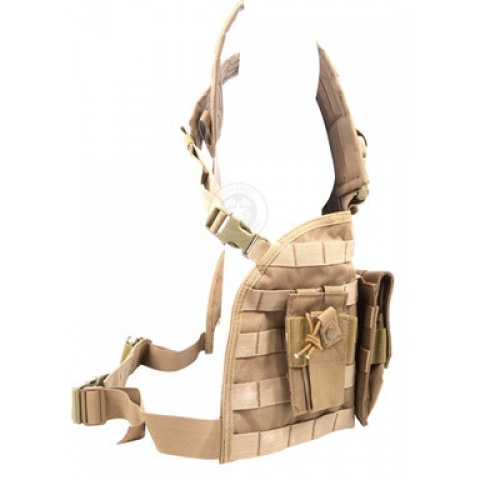 AMA 1000D MOLLE Strikeforce RRV Modular Chest Rig - TAN