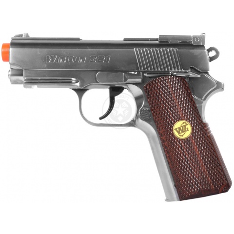 WG Full Metal 1911 ACP Airsoft CO2 Non Blowback Pistol - SILVER