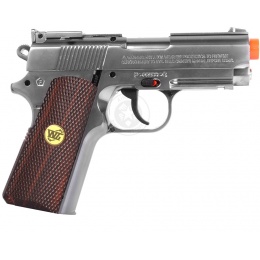 WG Full Metal 1911 ACP Airsoft CO2 Non Blowback Pistol - SILVER