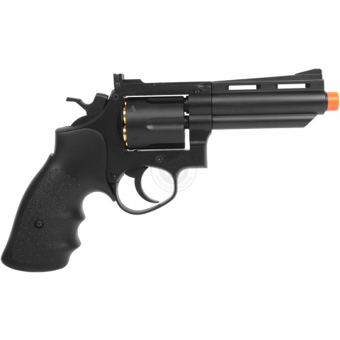 HFC .357 Style Gas Non Blowback Airsoft Compact Revolver - (Black)