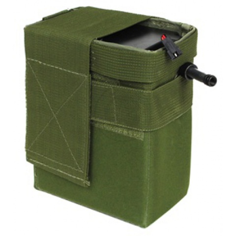 Atlas Custom Works Electric Winding 3000 Round M60 Airsoft High Capacity Box Magazine (Color: OD Green)