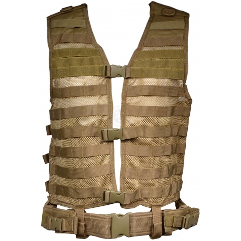 NcStar MOLLE / PALS Modular Tactical Vest - TAN