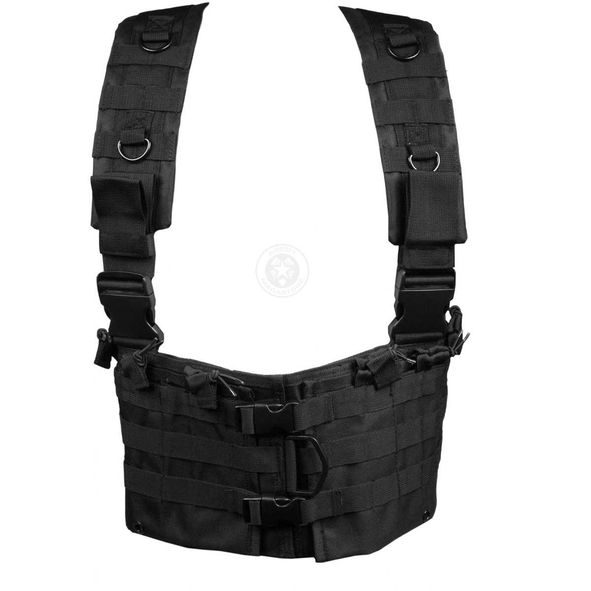 NcStar MOLLE Modular Chest Rig w/ Integrated Hydration Pouch BLACK
