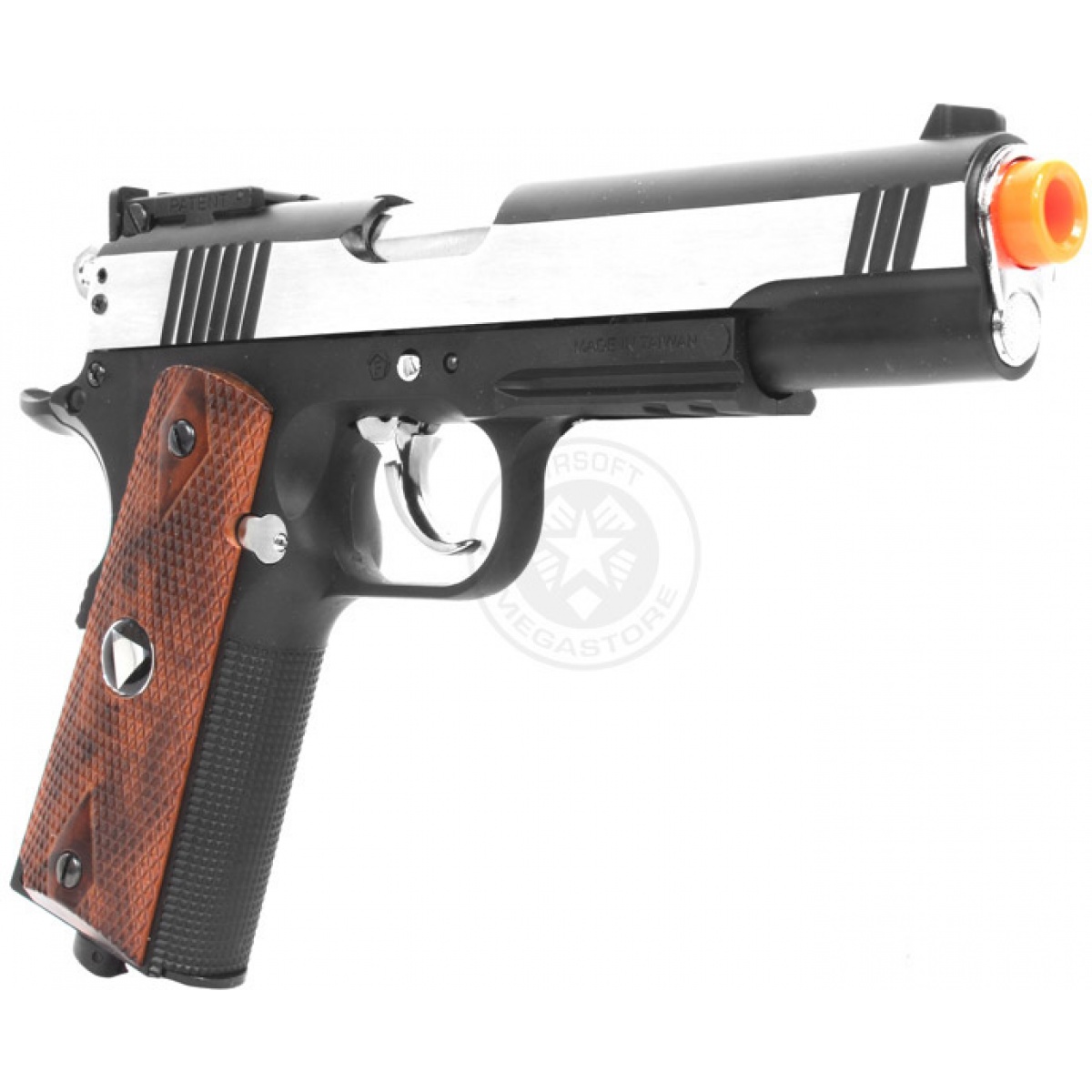 450 FPS TSD M1911 HardKick CO2 Blowback Airsoft Pistol w/ Metal Slide Airsoft Megastore