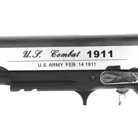 450 FPS TSD M1911 HardKick CO2 Blowback Airsoft Pistol w/ Metal Slide