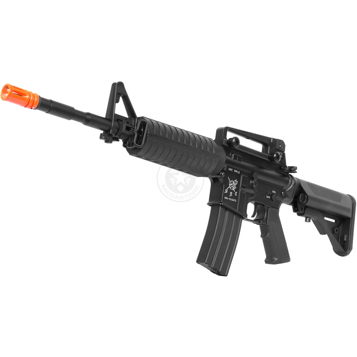 SRC Airsoft Full Metal M4A1 AEG Rifle w/ Retractable Crane Stock