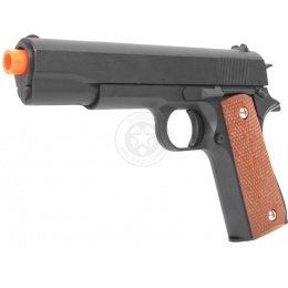 Galaxy Full Metal M1911A1 Pistol Airsoft Gun - Functional Slide