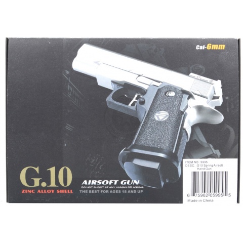  g.1 airsoft 6mm pistol metal zinc alloy shell hand gun(Airsoft  Gun) : Cheap Airsoft Guns : Sports & Outdoors