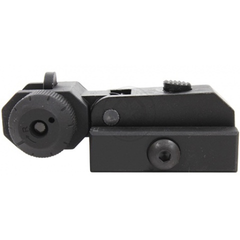 SRC Airsoft Full Metal Flip-Up M4/ M16 CQB Rear Iron Sight