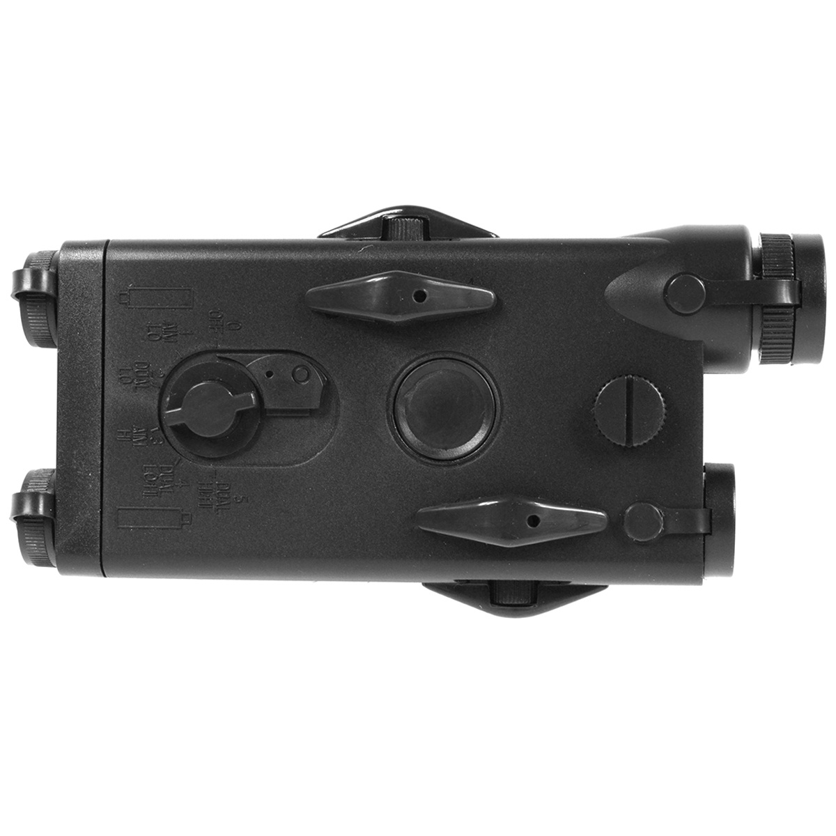 Airsoft DBoys Large Premium AN PEQ2 Battery Box Case RIS Mount