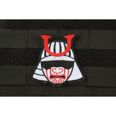AMS Ronin Samurai Patch - White & Red - Premium Hi-Fidelity Series