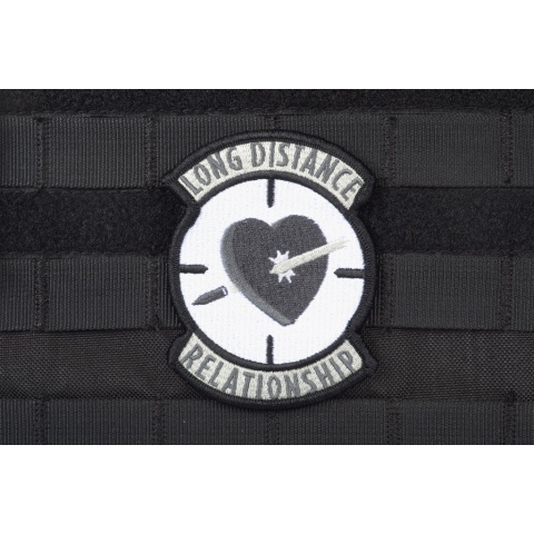 AMS Long Distance Relationship Patch - BLACK/ SWAT