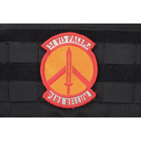 AMS Prepare for War Patch - RED/ GOLD - Premium Hi-Fidelity Series