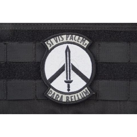 AMS Prepare for War Patch - BLACK/ SWAT - Hi-Fidelity Patch Series